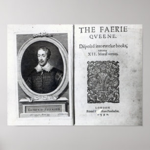 Portrait of Edmund Spenser and the Poster