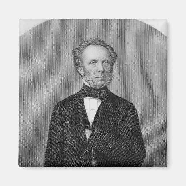 Portrait of Edward Baines Magnet (Front)