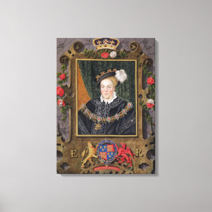 Portrait of Edward VI (1537-53) King of England, a Canvas Print