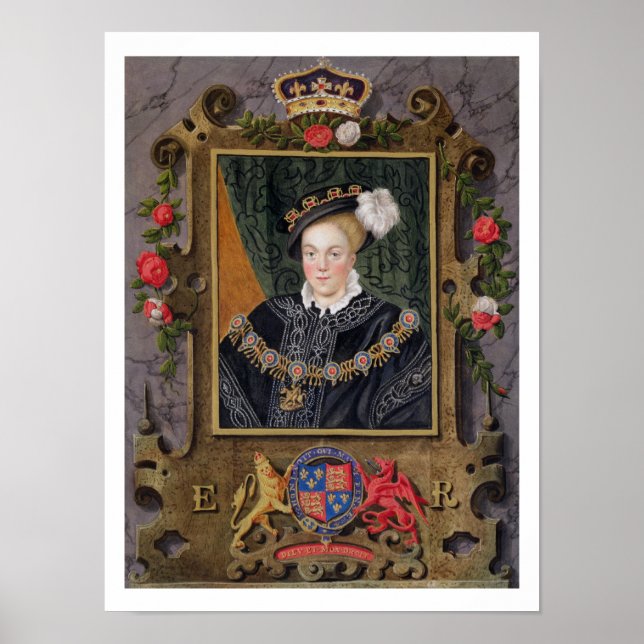 Portrait of Edward VI (1537-53) King of England, a Poster (Front)