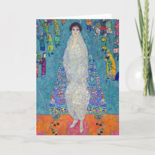 Portrait of Elisabeth Lederer, Gustav Klimt Card