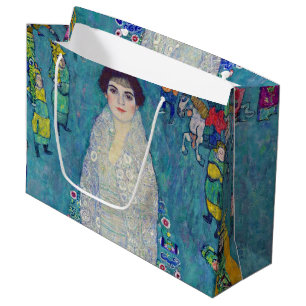 Portrait of Elisabeth Lederer, Gustav Klimt Large Gift Bag