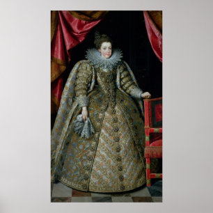 Portrait of Elisabeth of France  1615 Poster