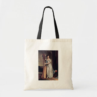 Portrait Of Eliza Ridgely (The Lady With The Harp) Tote Bag