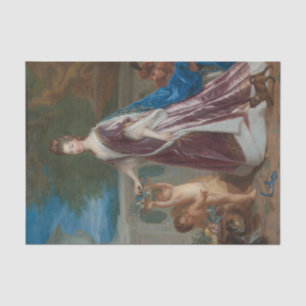 Portrait of Elizabeth-Charlotte de Baviere  Tissue Paper