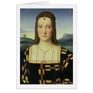 Portrait of Elizabeth Gonzaga, c.1504 (oil on pane
