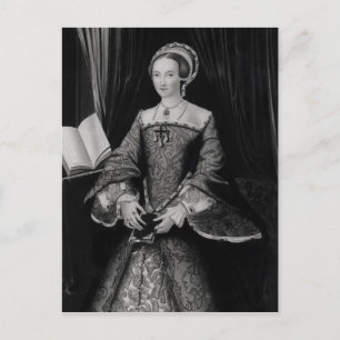 Portrait of Elizabeth I when Princess c.1546 Postcard