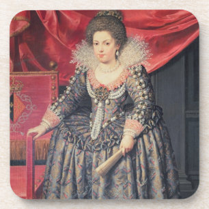 Portrait of Elizabeth of France (1602-44) daughter Coaster