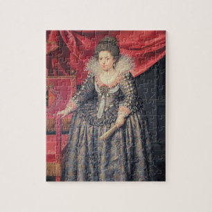 Portrait of Elizabeth of France (1602-44) daughter Jigsaw Puzzle