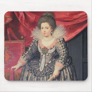 Portrait of Elizabeth of France (1602-44) daughter Mouse Mat