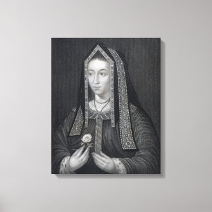 Portrait of Elizabeth of York Canvas Print