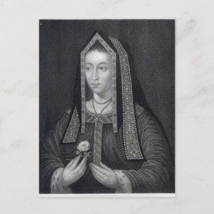 Portrait of Elizabeth of York Postcard