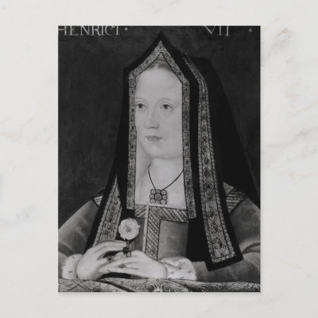 Portrait of Elizabeth of York Postcard (Front)