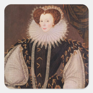 Portrait of Elizabeth Sydenham Square Sticker