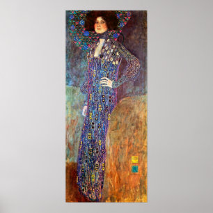 Portrait of Emily Floge by Gustav Klimt Poster