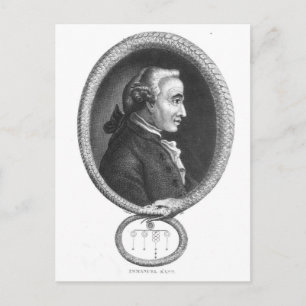 Portrait of Emmanuel Kant 2 Postcard
