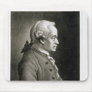 Portrait of Emmanuel Kant , German philosopher Mouse Mat