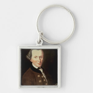 Portrait of Emmanuel Kant Key Ring