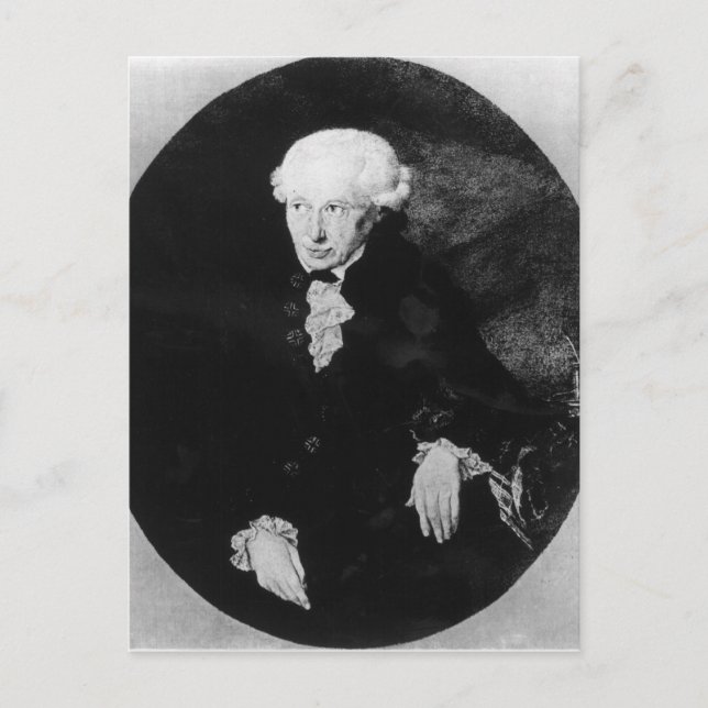 Portrait of Emmanuel Kant Postcard (Front)