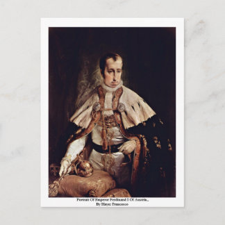 Portrait Of Emperor Ferdinand I Of Austria. Postcard