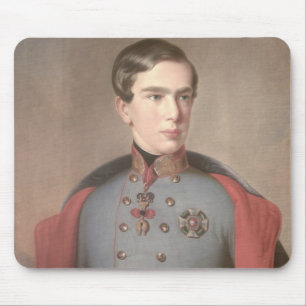 Portrait of Emperor Franz Joseph of Austria Mouse Mat