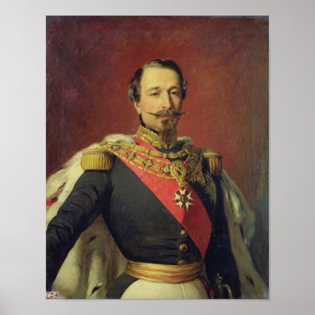 Portrait of Emperor Louis Napoleon III Poster (Front)