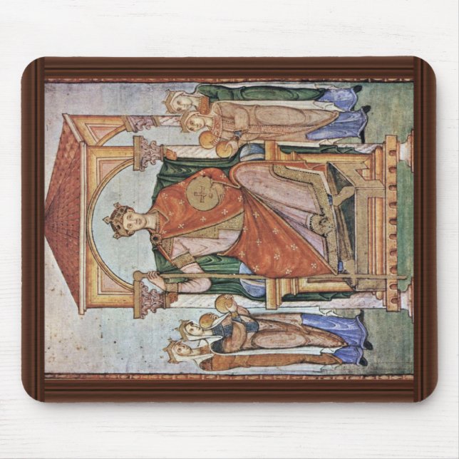 Portrait Of Emperor Otto Ii, With The Symbols Of Mouse Mat (Front)