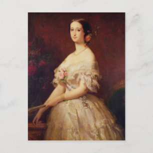 Portrait of Empress Eugenie 1854 Postcard