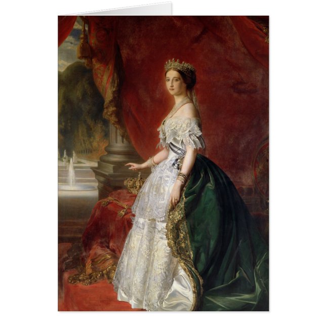 Portrait of Empress Eugenie of France (Front)
