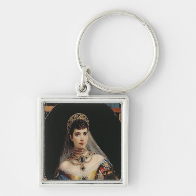 Portrait of Empress Maria Fyodorovna Key Ring (Front)