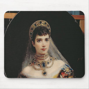 Portrait of Empress Maria Fyodorovna Mouse Mat