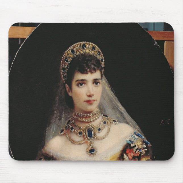 Portrait of Empress Maria Fyodorovna Mouse Mat (Front)