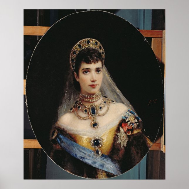 Portrait of Empress Maria Fyodorovna Poster (Front)