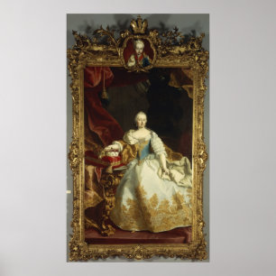 Portrait of Empress Maria Theresa Poster