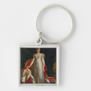 Portrait of Empress Marie Louise of France Key Ring