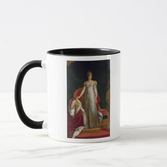 Portrait of Empress Marie Louise  of France Mug (Left)