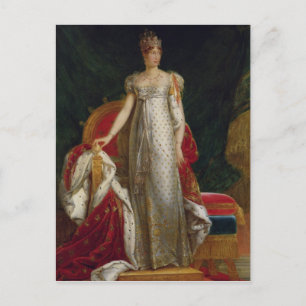 Portrait of Empress Marie Louise of France Postcard
