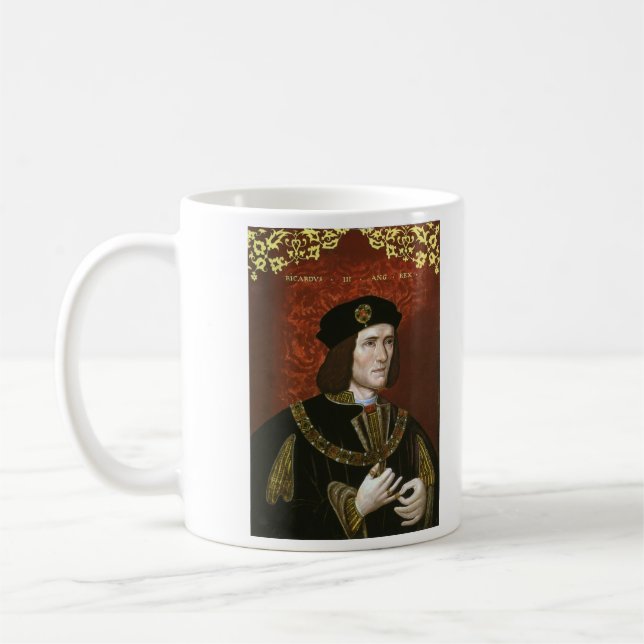 Portrait of English King Richard III Coffee Mug (Left)