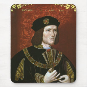 Portrait of English King Richard III Mouse Mat