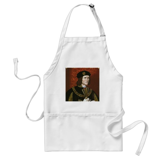 Portrait of English King Richard III Standard Apron (Front)