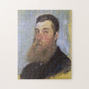 Portrait of English Painter Bordighera Monet Fine Jigsaw Puzzle