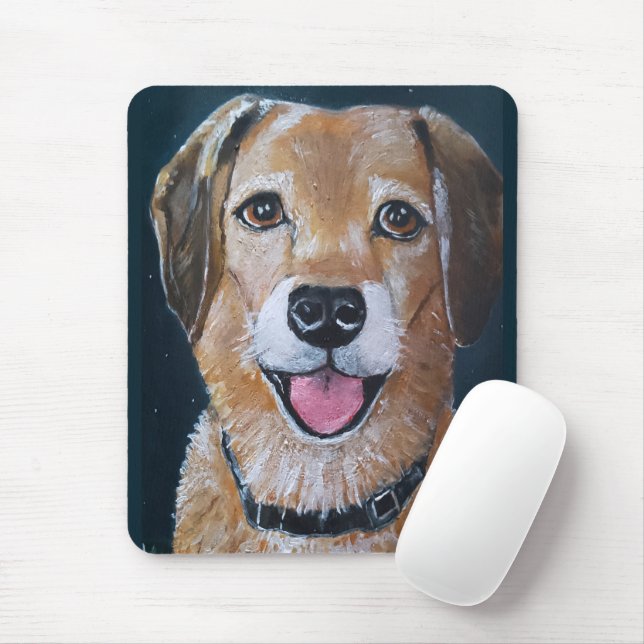 Portrait of Engué Painting by Alfred Fox Mouse Mat (With Mouse)