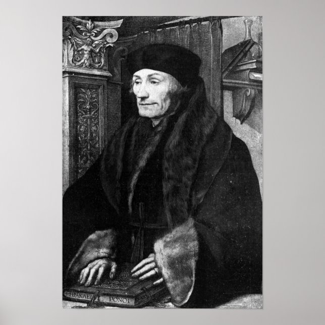 Portrait of Erasmus Poster (Front)