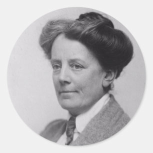 Portrait of Ethel Smyth (1922) Classic Round Stick Classic Round Sticker