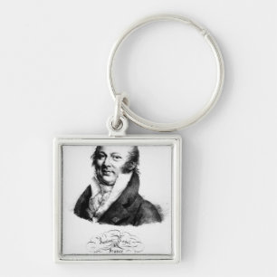 Portrait of Etienne Geoffroy Saint-Hilaire Key Ring