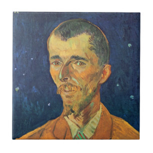 Portrait of Eugene Boch by Vincent van Gogh Tile
