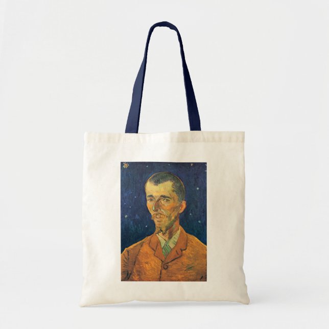 Portrait of Eugene Boch by Vincent van Gogh Tote Bag (Front)