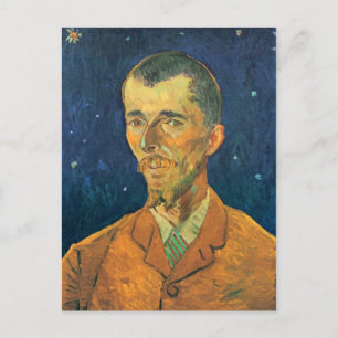 Portrait of Eugene Boch, Van Gogh Fine Art Postcard