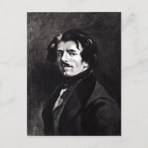 Portrait of Eugene Delacroix Postcard