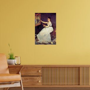 Portrait of Eva Gonzales Poster